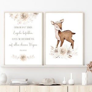Christliche Kinderposter im Set | Psalm 91,11
