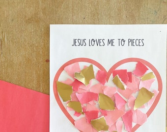 Jesus Loves Me Craft Printable