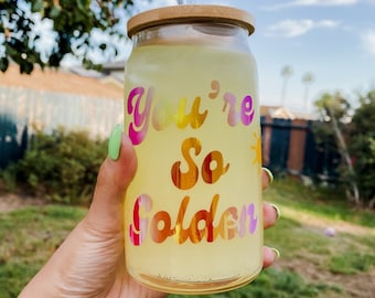 You’re So Golden Harry Styles Inspired Coffee Beer Glass