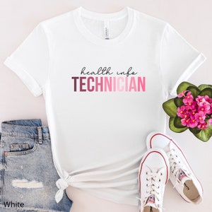 Health Information Technician T-Shirt, Unisex Size, Medical Industry Health Info Tech, Health Scribe Tee