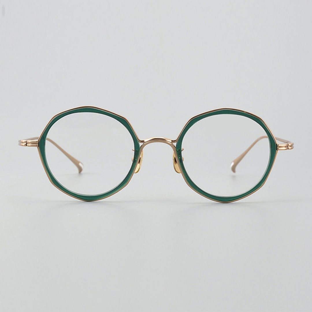 Stylish Eye Wear, Handmade Spectacle Frame, Polygonal Eyeglasses Frame
