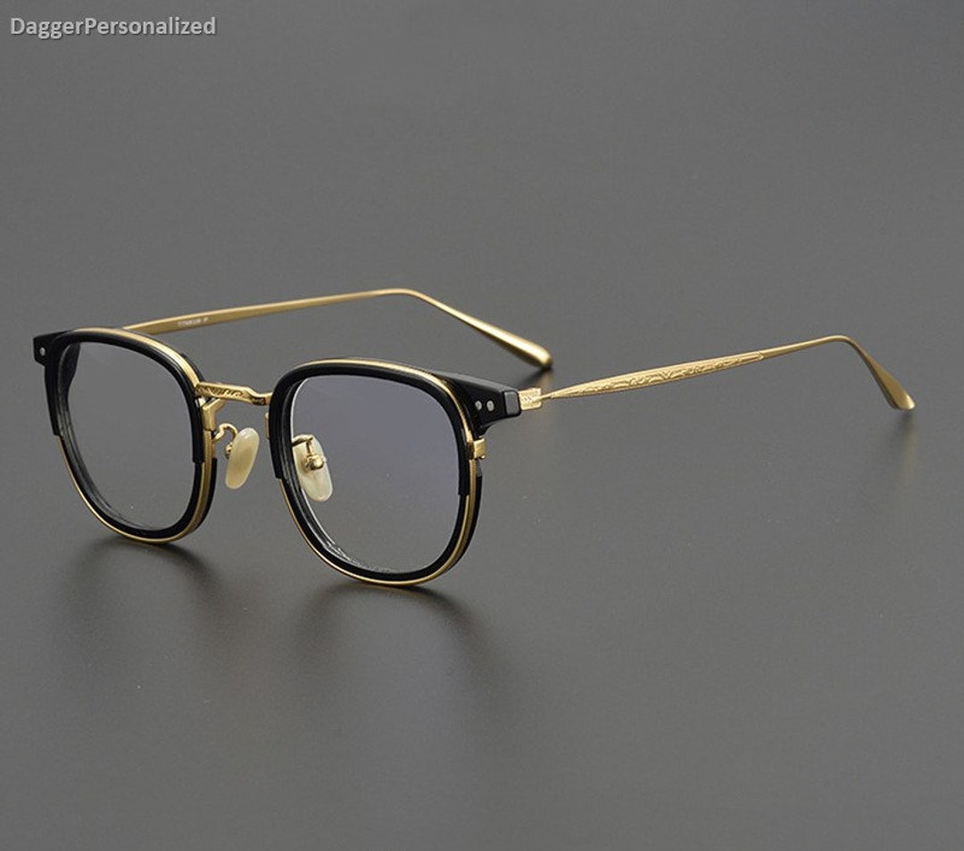 Carved Eyeglasses Frame Handmade Spectacle Frame Stylish Eye Etsy