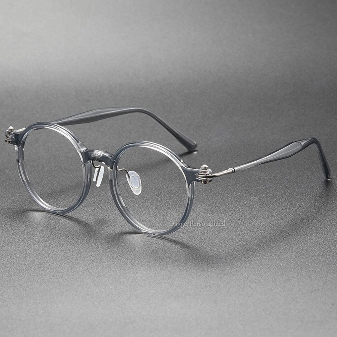 Round Shape Eyeglasses Frame, Stylish Eye Wear, Handmade Spectacle