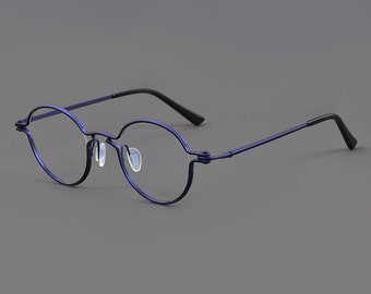 Solid Titanium Eyeglasses Frame, Vintage Style Eyegalsses Frame, Handmade Spectacle Frame, Stylish Eye Wear, Lightweight Eyeglasses Frame