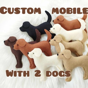 Golden Retriever mobile,Dog baby mobile, Labrador mobile nursery,    Dog mobile, Puppy cot mobile, Labrador Nursery Decor, Baby gift