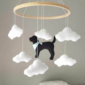 Hund Baby mobile, Labrador Mobile, Golden Retriever mobile, Baby mobile Junge, Welpen Babybett mobile, Labrador Kinderzimmer Dekor, Baby-Geschenk, P #71