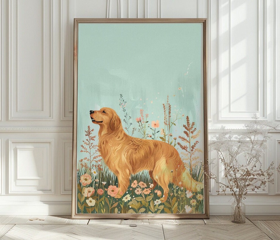 Etsy golden retriever deals