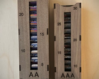 Dispensador de batería original archivo de corte láser SVG descarga instantánea