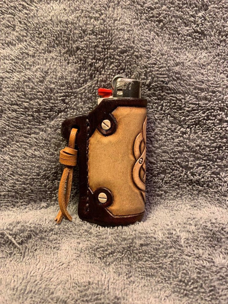 Original Laser Cut File Leather Bic Lighter Case Etsy