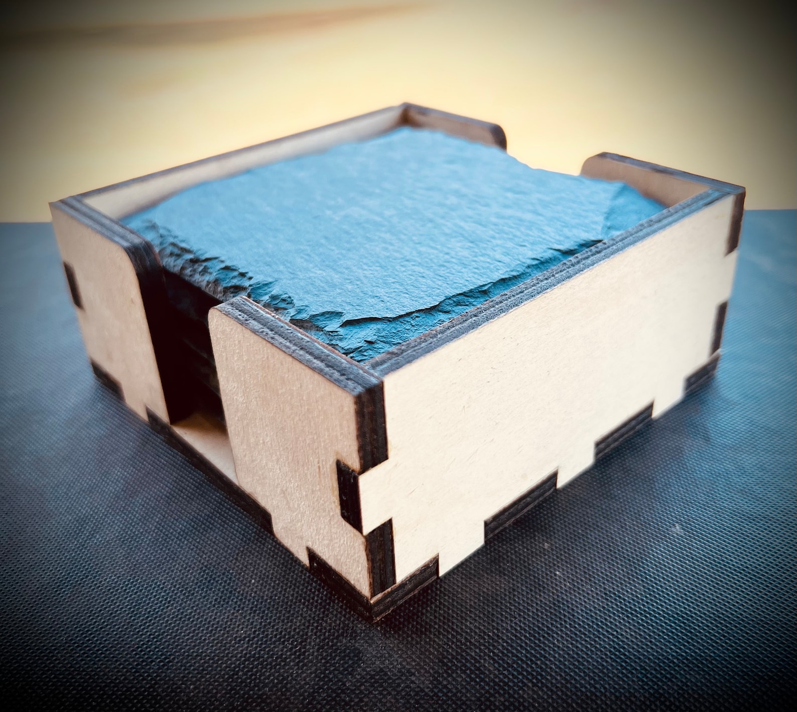 Double Opening Coaster Holder. Laser Cut File. Digital Etsy