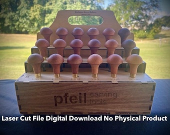 Pfeil Cutter Tool Rack, Laser Cut File (SVG, AI, DXF, LBRN2)