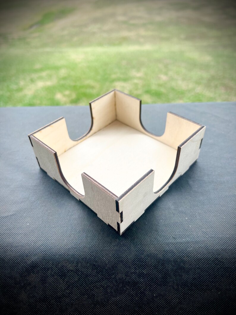 Quad Opening Coaster Holder. Laser Cut File. Instant Digital Etsy