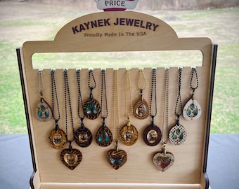 Necklace display at flea markets and any venue you sell at. SVG | Instant Download | Digital File.