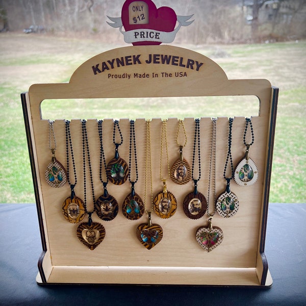 Necklace display at flea markets and any venue you sell at. SVG | Instant Download | Digital File.