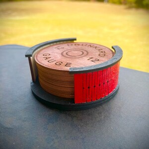 12ga Coasters with living hinge sides laser cut file SVG Digital Download image 2