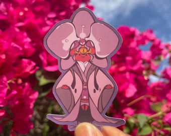 Lovely Orchid Die Cut Vinyl Sticker