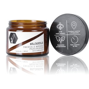 Opium Duft in 100% reine Bienenwachskerze 500 ml