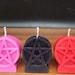 Pentagram Candle, Small Pentagram Candle, Pentacle Candle, Star Candle, Pagan Candle, Wiccan Candle, Candle Gift for a Witch, Occult Candle