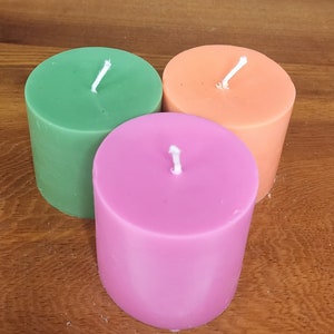 Unique Extra Tall Pure Beeswax Pillar Candles 2 Wide and up to 15 Tall Organic  Beeswax Candles Made With Local Georgia Beeswax 