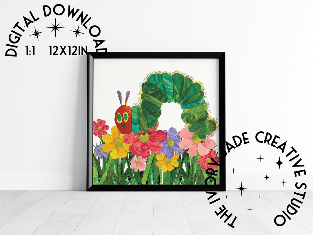 Flowers Eric Carle Hungry Caterpillar Instant Digital Download Children