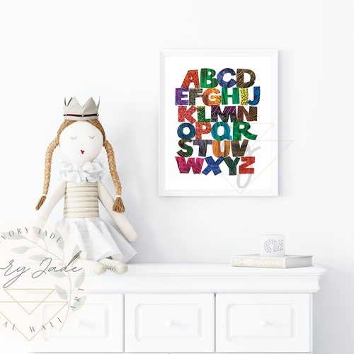 Eric Carle ABC Alphabet Instant Digital Download Childrens Etsy