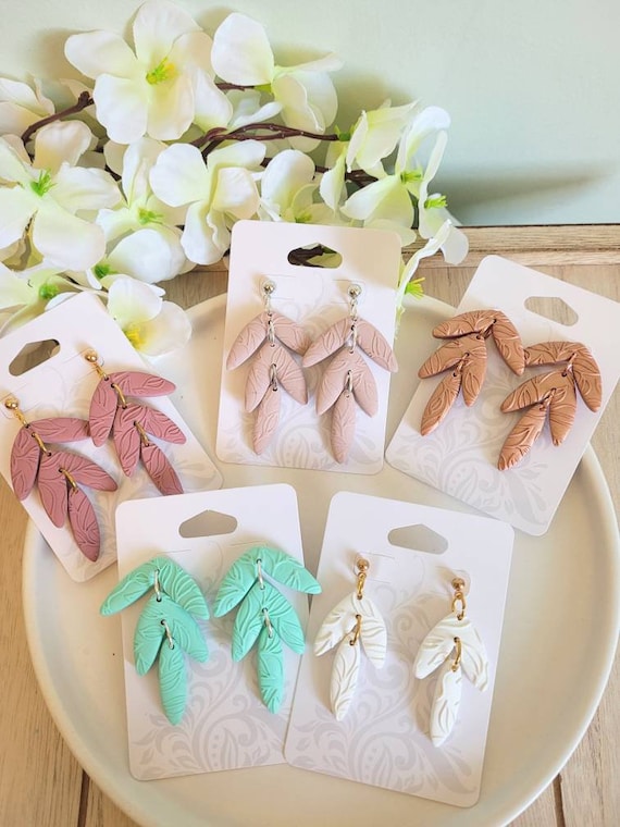 Trendy clearance statement earrings