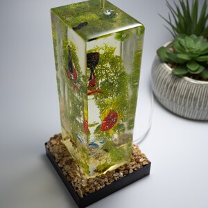 Epoxy Resin Table With Light, Epoxy Resin Art Table With Glowing