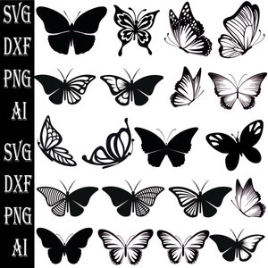 Butterfly svg, Butterfly svg bundle, Layered Butterfly Bundle Cricut SVG Files, Butterflies, Butterfly Svg for Cricut, Butterfly Clipart,svg