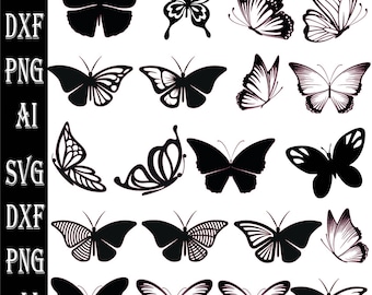 Butterfly svg, Butterfly svg bundle, Layered Butterfly Bundle Cricut SVG Files, Butterflies, Butterfly Svg for Cricut, Butterfly Clipart,svg