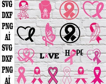 Cáncer de mama, Cinta de cáncer Svg, Cinta rosa Svg, Cáncer de mama Svg, Concientización sobre el cáncer de mama Corazón Svg, Cáncer de mama Svg, svg,dxf,png,ai,
