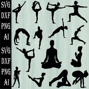 yoga svg ,Bundle,yoga Svg Cut Files For Cricut, Silhouette, namaste svg, Meditation Svg, Yoga Clipart,Yoga SVG Meditation SVG Yoga ,svg,dxf