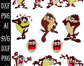 Tazmanian Devil SVG , Taz Devil Png, Cartoon Png,Tasmanian devil ClipArt, Cartoon svg, Taz svg, Layered svg,Tazmanian Devil,Tazmanian Devil