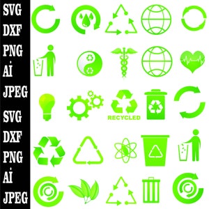 Recycling Symbol SVG Files | Recycle Logo Cut Files | Recyclable Logo Vector Files | Recycle Logo Clip Art |Recycling Symbol SVG Files |