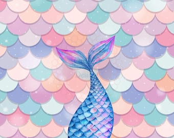 Mermaid Tails Tumbler Wrap