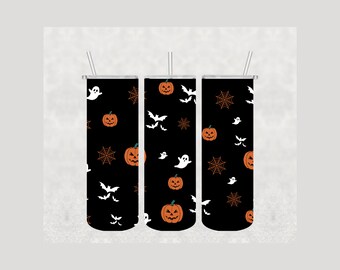 Halloween Tumbler Design png 20 oz Skinny Tumbler design