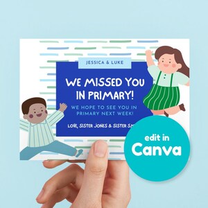 Te extrañamos Postal de la Primaria SUD SUD CTR Ven, sígueme 2023 Tiempo de canto SUD