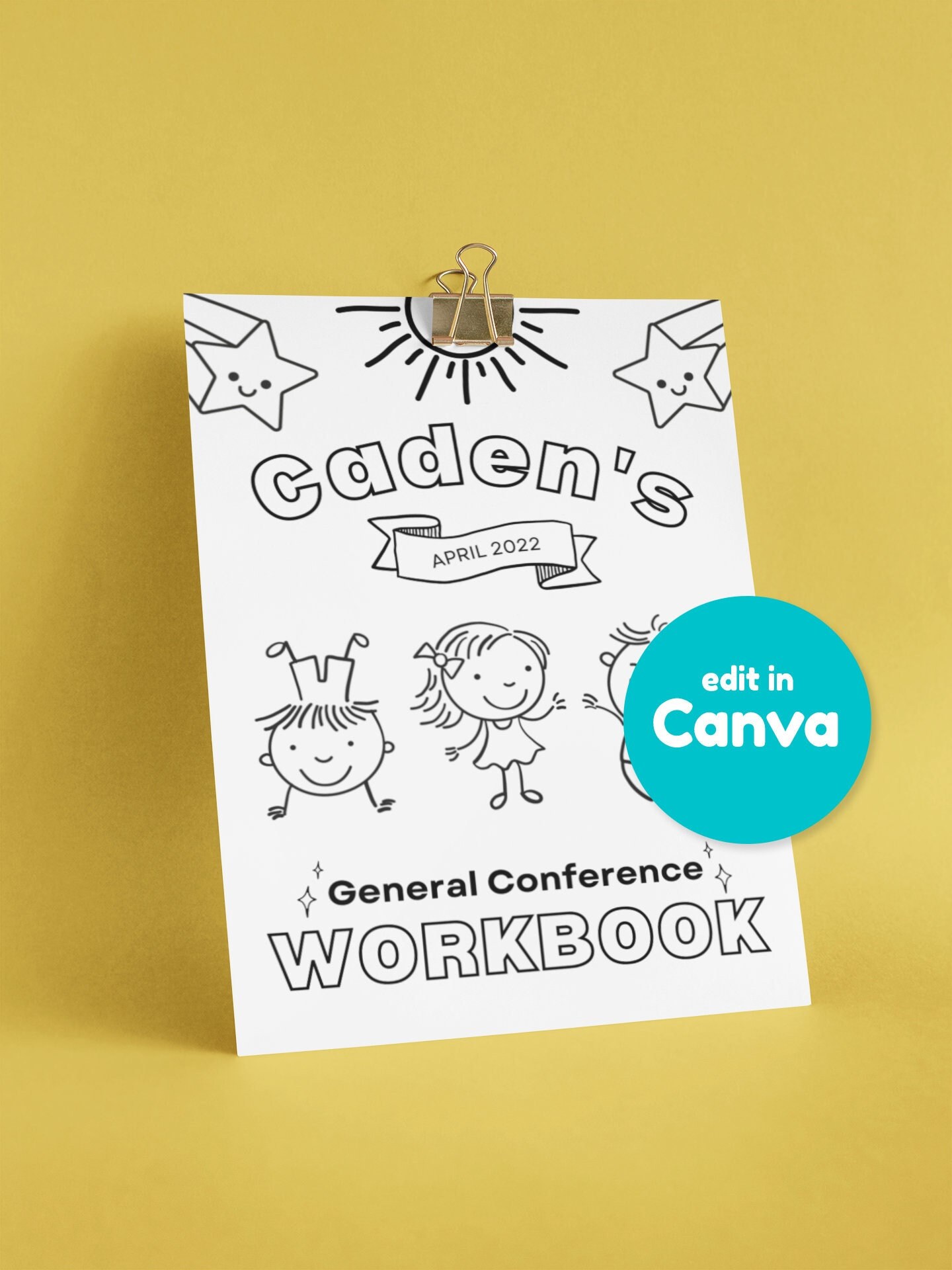 LDS General Conference Packet 2023 Junior Primary Conference - Etsy