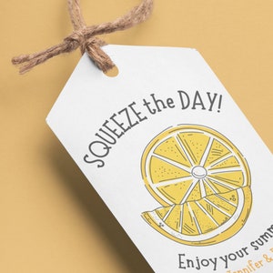 LDS Ministering Sister Lemonade Tag LDS Relief Society Ministering Printable Personalized Gift Lemon Pun image 4