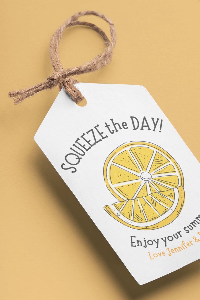 LDS Ministering Sister Lemonade Tag LDS Relief Society Ministering Printable Personalized Gift Lemon Pun image 4