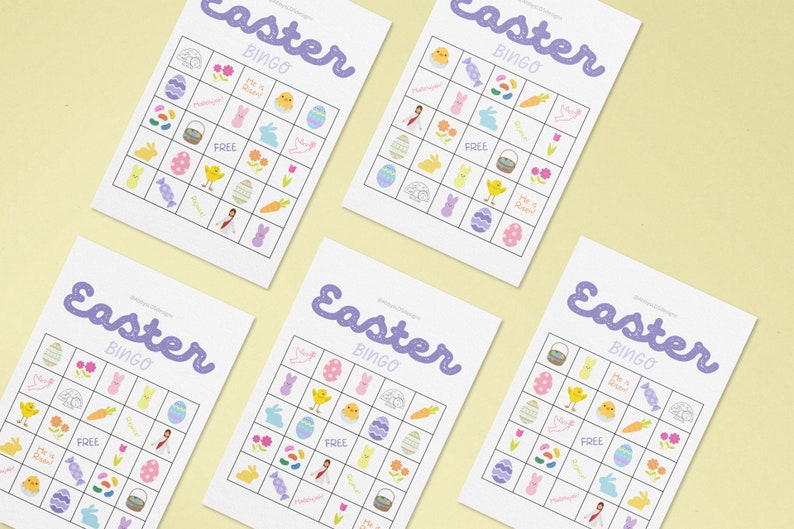 LDS Primary Easter BINGO LDS Printable General Conference Printable