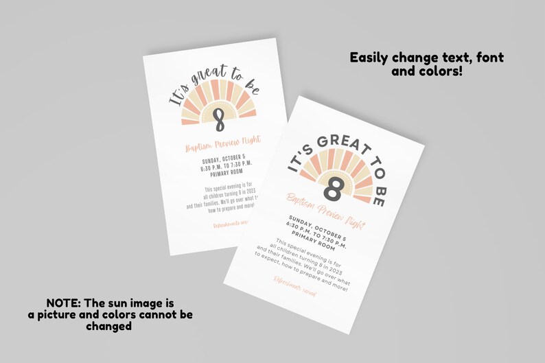 LDS Primary Great to Be 8 LDS Printable Baptism Preview Great to Be ...