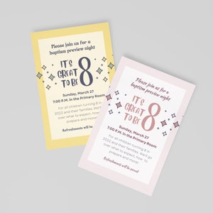 LDS Primary Great to Be 8 LDS Printable Baptism Preview Great to Be ...