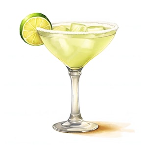 Clipart di cocktail Margarita, immagini di Margarita classica, 10 clipart ad acquerello, JPG stampabili, download istantaneo, uso commerciale, creazione di carta