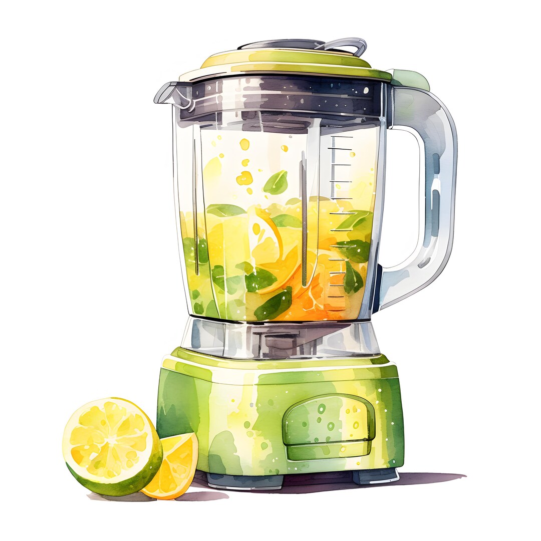 Blender Clipart, Kitchen Technique Images, 10 Watercolor Clip Art ...