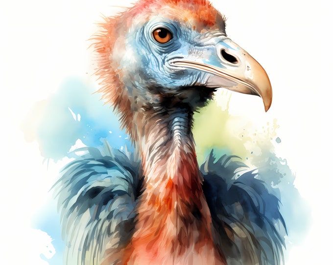 Dodo Clipart, Dodo Birds Images, 10 Watercolor Clip Art, Printable JPGs, Instant Download, Commercial Use, Paper craft