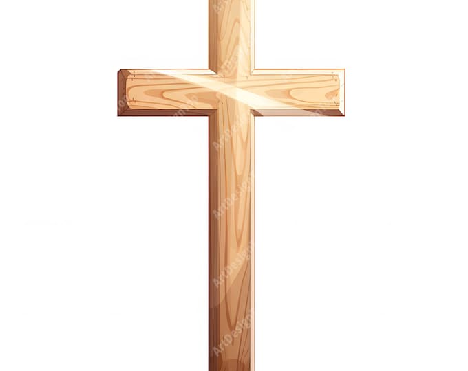 Christian Wooden Cross Clipart, Holy Cross Images, 10 Watercolor Clip Art, Printable JPGs, Instant Download, Commercial Use, Paper craft