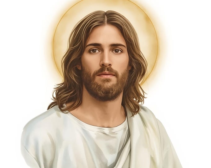 Jesus Clipart, Holy Halo Images, 10 Watercolor Clip Art, Printable JPGs, Instant Download, Commercial Use, Paper Craft