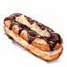 Eclair Clipart, Tasty Eclairs Images, 10 Watercolor Clip Art, Printable ...