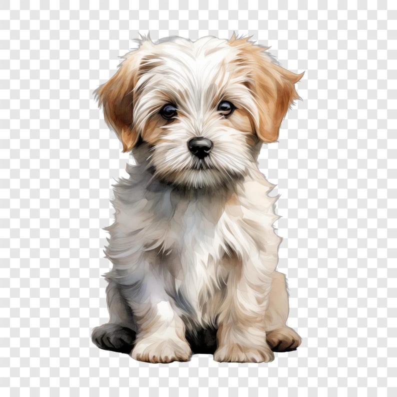 10 PNG Puppy Clipart, Cute Dog Images, Watercolor Clip Art, Instant ...