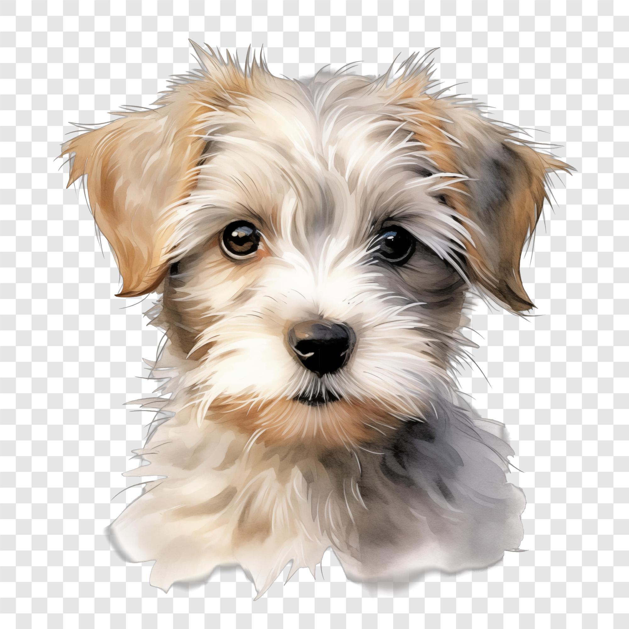 10 PNG Puppy Clipart, Cute Dog Images, Watercolor Clip Art, Instant ...